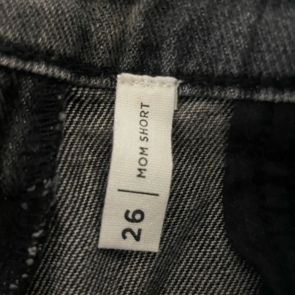 PacSun Distressed Mom Shorts Faded Black Size 26 NWOT‎ - Picture 7 of 9